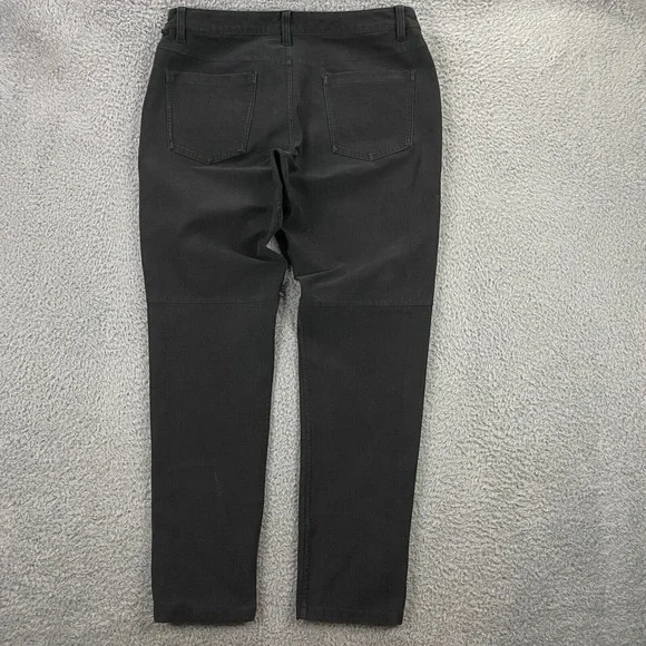 Lululemon ABC Slim-Fit 5 Pocket Pant Utilitech Mens 34x32 Black 5-Pocket M5ABNS - Picture 4 of 10